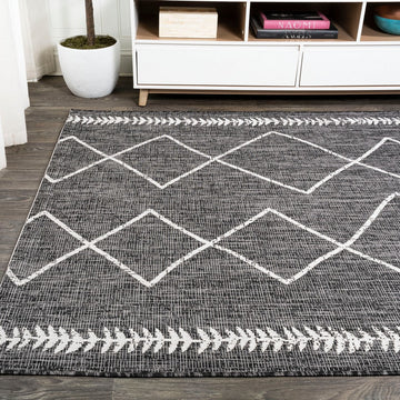 Derya Tribal Diamond Trellis Indoor/outdoor Area Rug